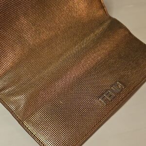 Vintage Fendi Gold Metallic Wallet